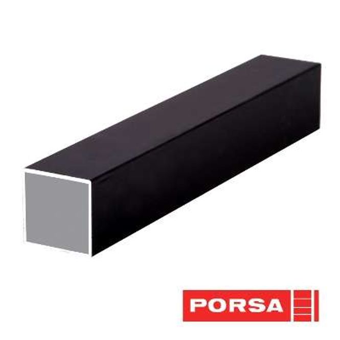 Hovedbilde Porsa Rør sort farget  1 meter 