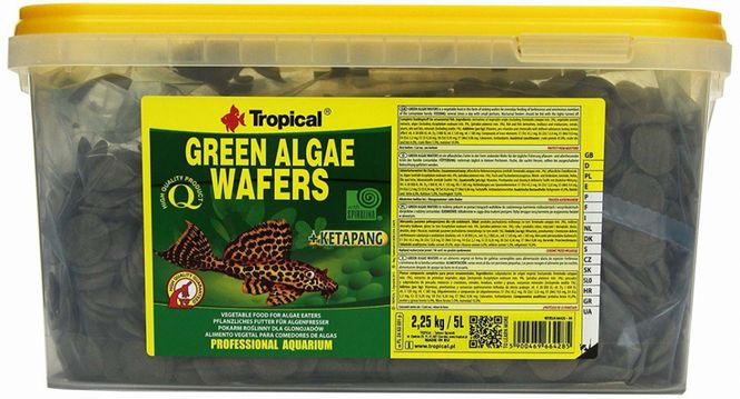 Hovedbilde Tropical Green Algae Wafers 5 L. / 2,25 kg.