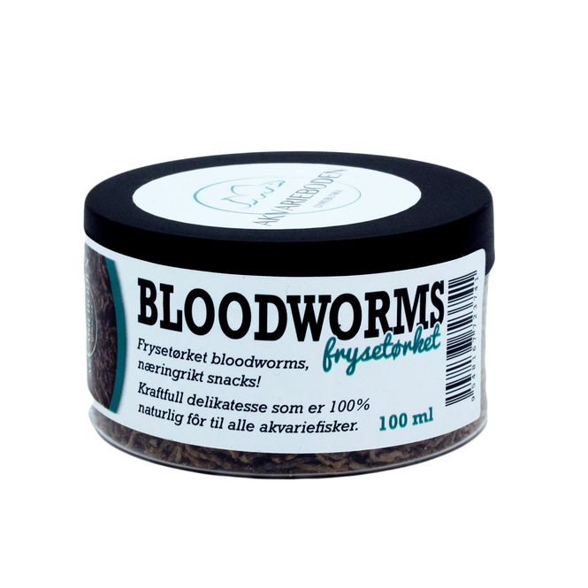 Hovedbilde Frysetørket Bloodworms - 200ml 