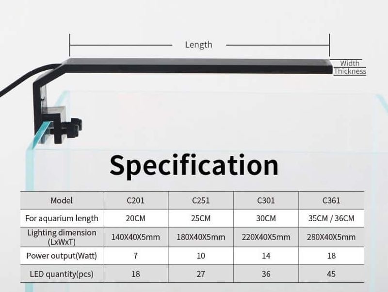 Chihiros C-Series LED 20cm 										