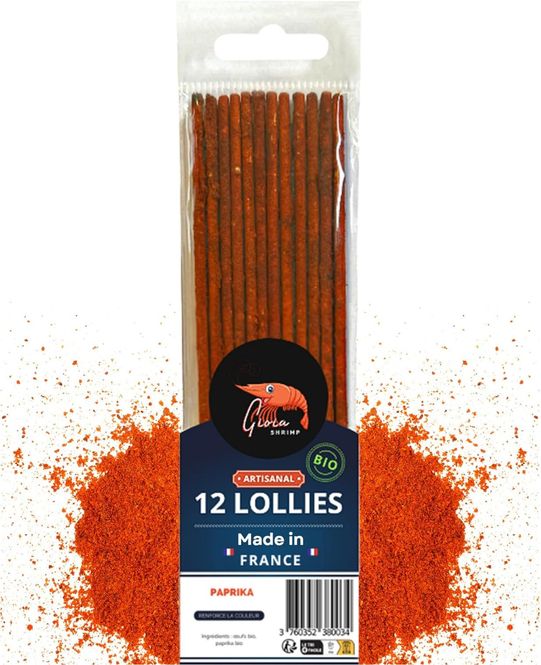 Hovedbilde Gioia Shrimp Lollies Paprika 12pk