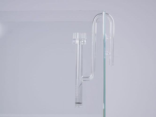 Hovedbilde AA Glass inlet/outlet with skimmer (12/16 mm)