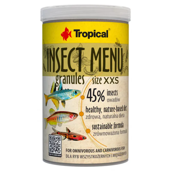 Hovedbilde Tropical Insect Menu Granules Size XXS 1000 ml