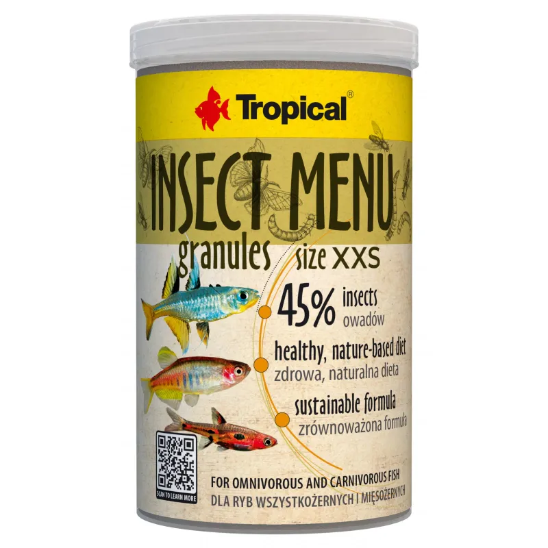 Tropical Insect Menu Granules Size XXS 1000 ml