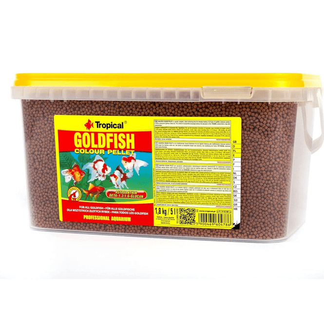 Hovedbilde TROPICAL GOLDFISH COLOUR PELLETS 5 Liter 1,8kg
