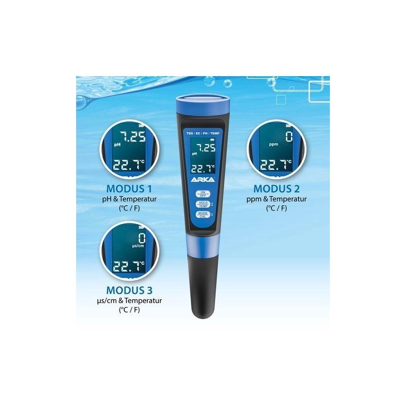 ARKA myAQUA® pH/TDS/EC meter
