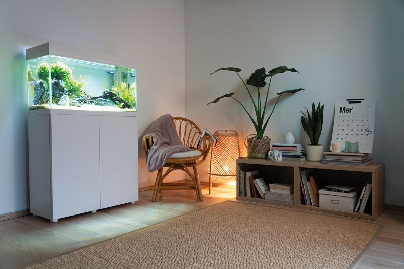 Aquael Optiset Akvarium 240L Hvit