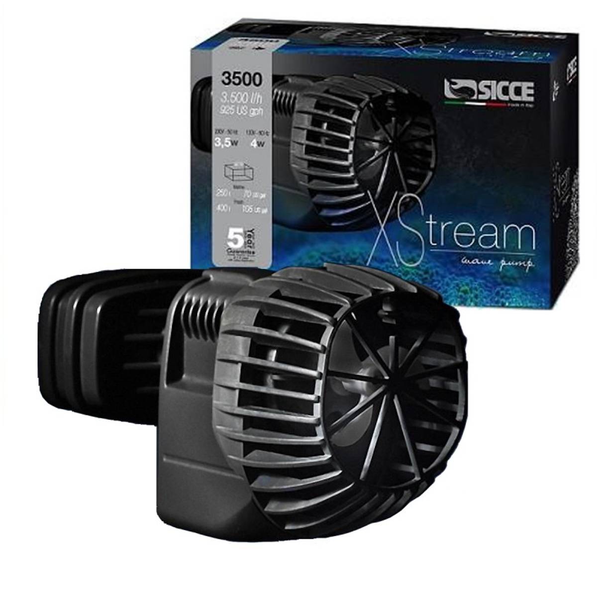 Sicce Xstream Pump 3500L/H (Engelsk støpsel)