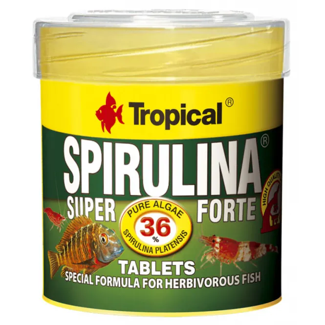 Hovedbilde Tropical Super Spirulina Forte 36% Tablets 50 ml