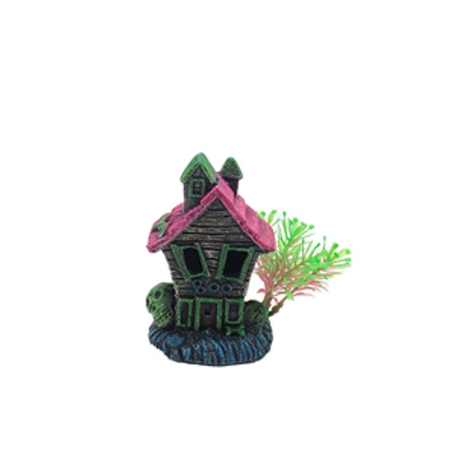 Hovedbilde Hugo Boo House Fluoriserende 7X6x11cm