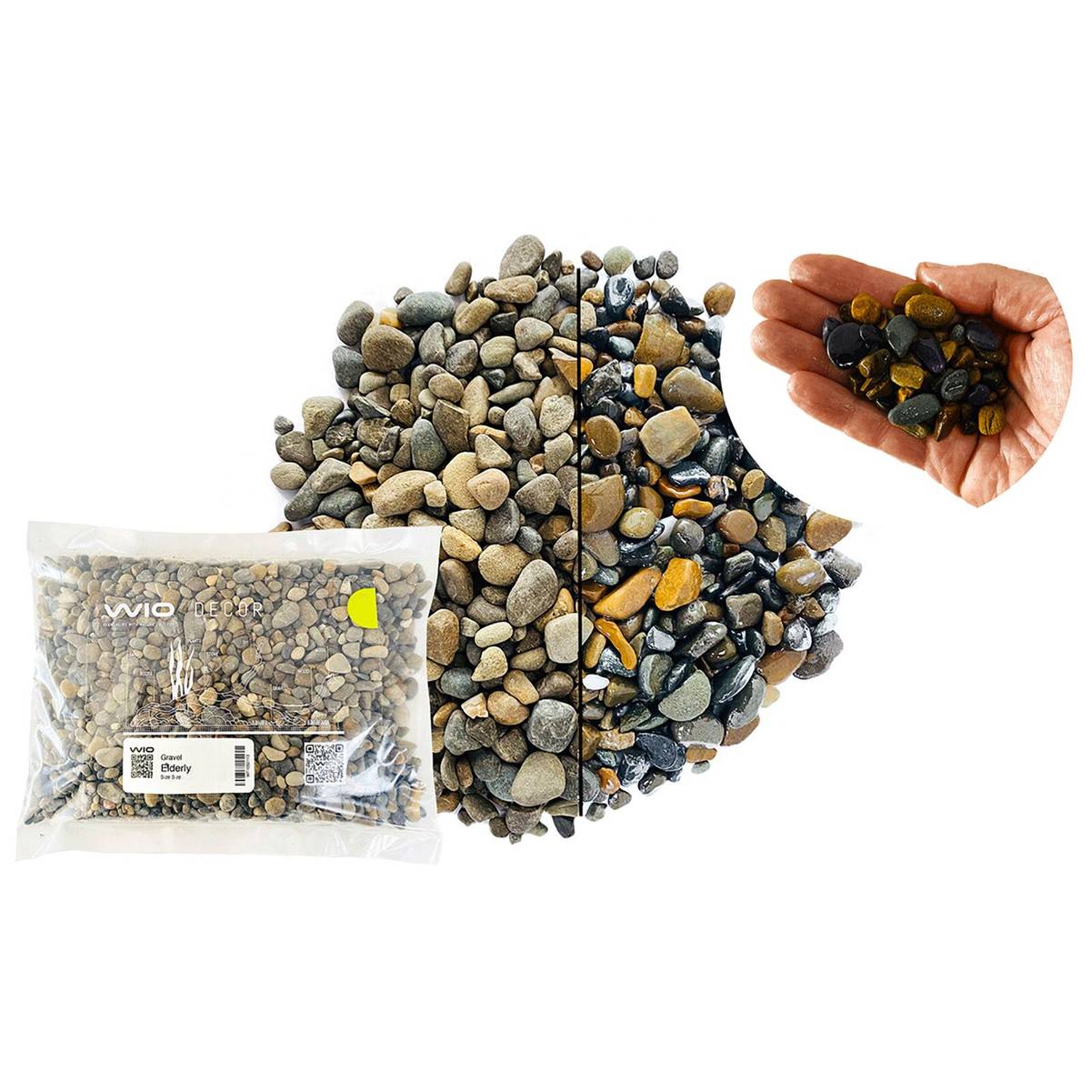 Wio Elderly Gravel Mix2  2kg, 3 - 40mm